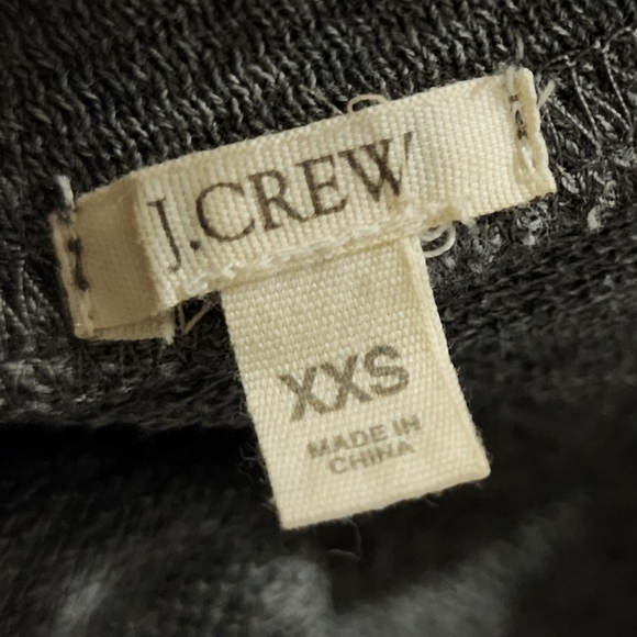 J. Crew Sequin Sweatshirt Sweater Top Grey Women's XXS 100% Cotton Sparkle New - Picture 11 of 13